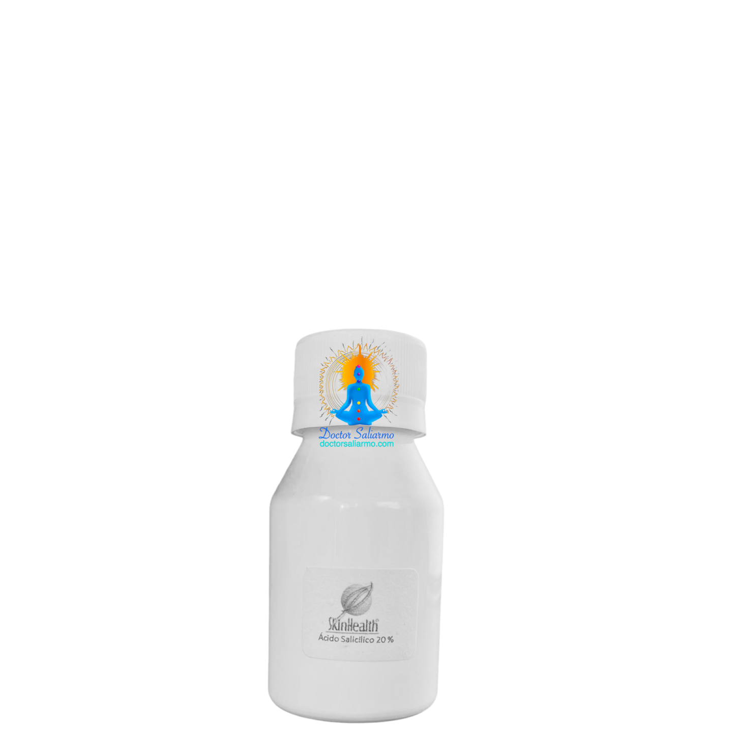 Ácido salicílico tópico de SkinHealth a concentraciones de 20% su efecto antiséptico es muy beneficioso para tratar lesiones de acné.