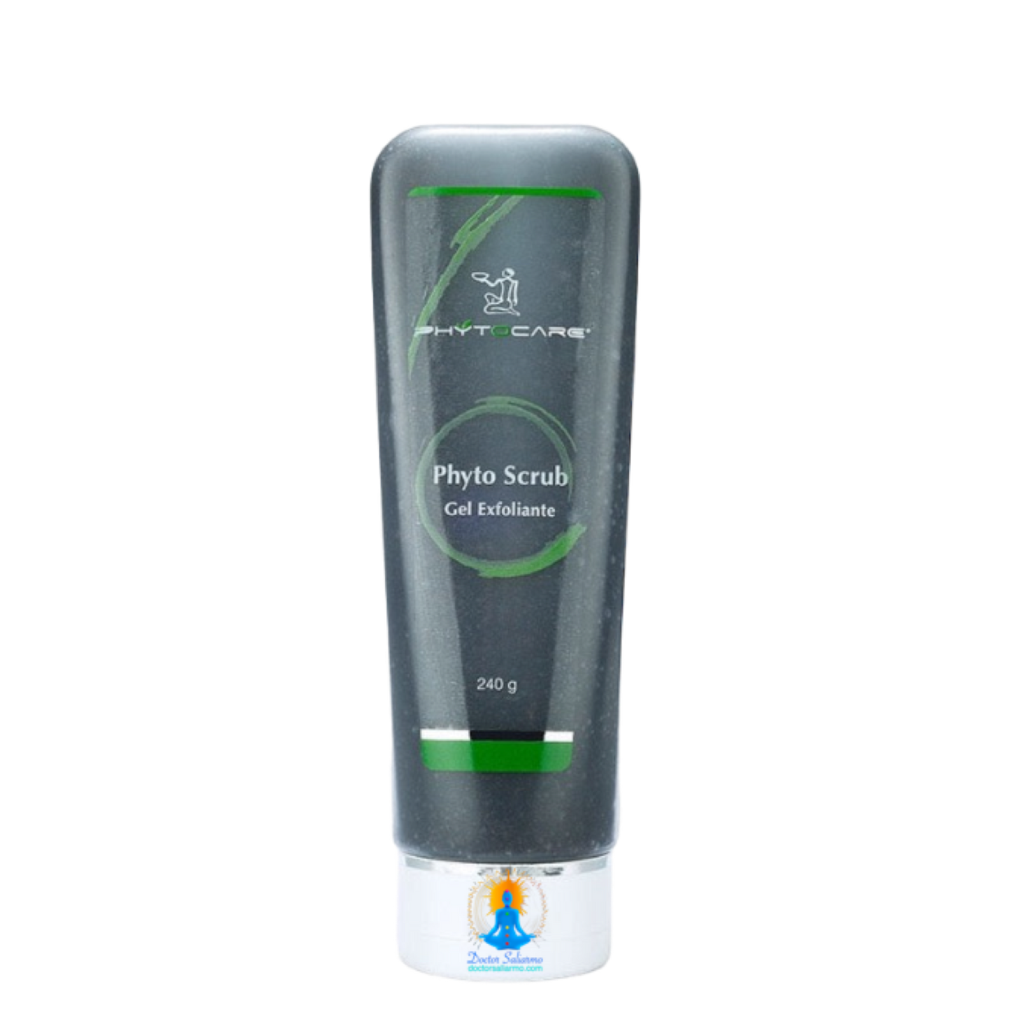 Phytocare gel exfoliante facial de uva , elimina las células muertas del estrato corneo de la epidermis mediante abrasión mecánica.