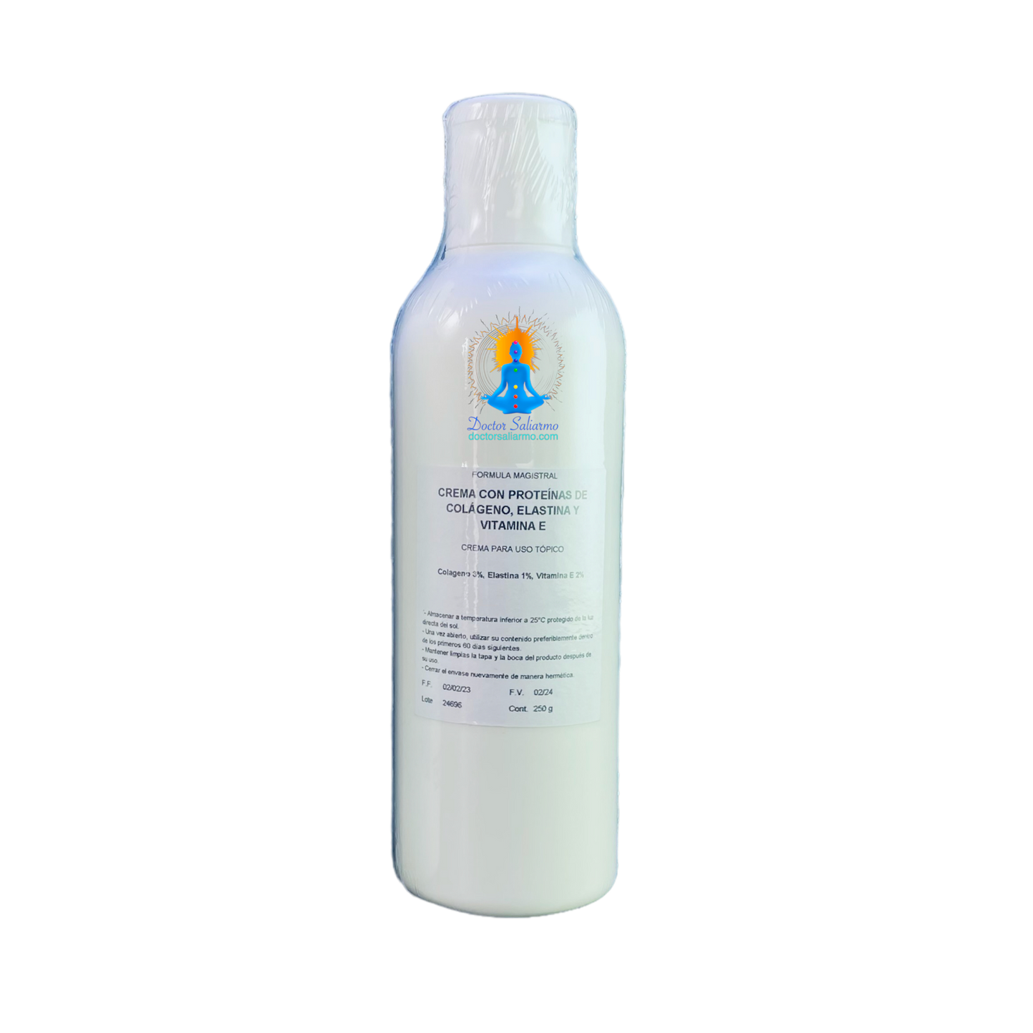 Crema con proteínas de colágeno, elastina y vitamina E esta indicada para: pieles cicatrizadas, pieles con envejecimiento prematuro