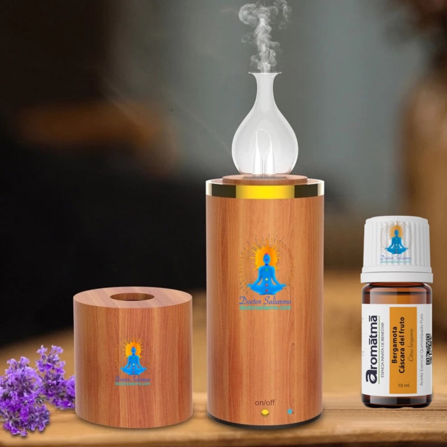 Difusor en frio de aceite esencial puro con batería recargable