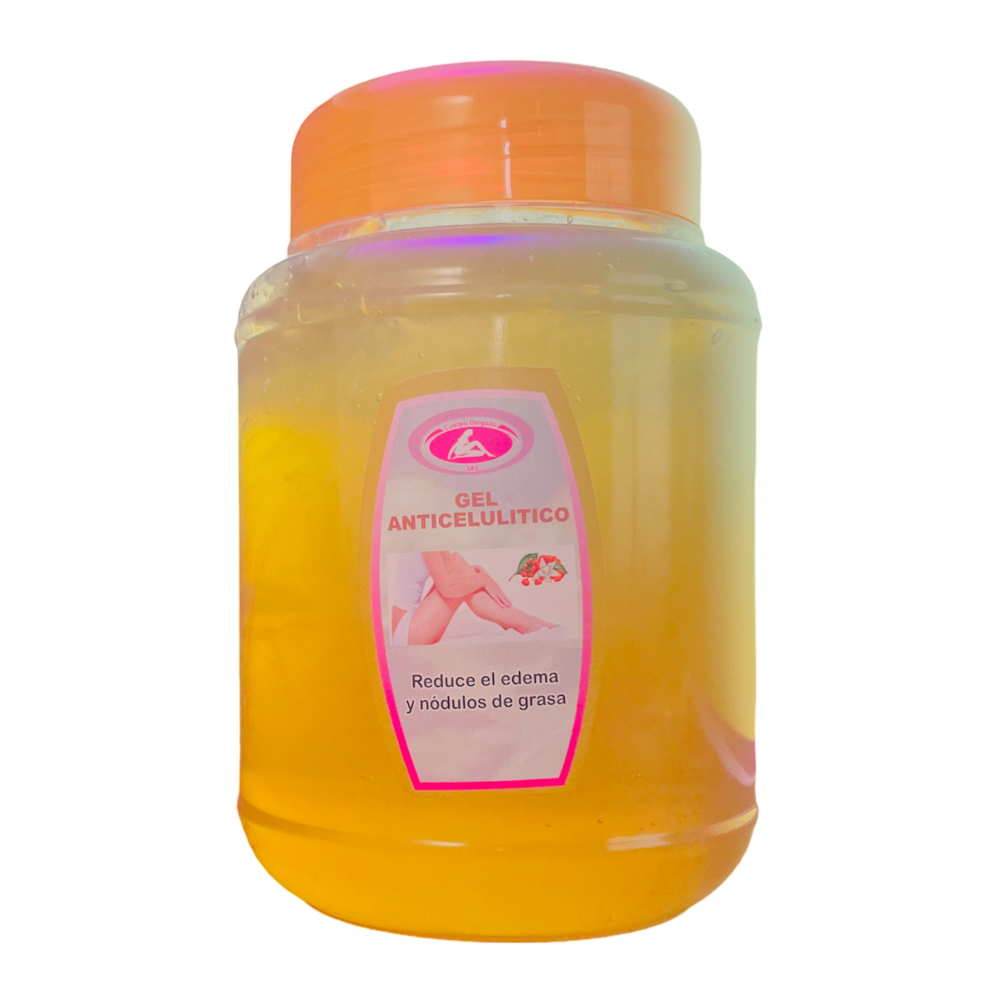 El Gel Anticelulitico Cuerpo Delgado reduce el edema y nódulos de grasa.