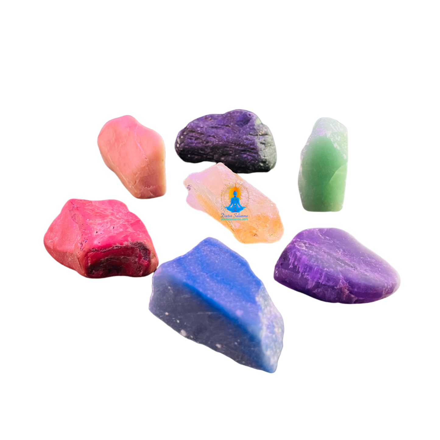 Kit de 7 cristales para armonizar tu espacio, deja que la energía fluya en ti para alcanzar tus sueños, aprende como asegurar tu casa, oficina, negocio, lugar de trabajo o cualquier lugar que desees. Con un signo especial de Feng Shui es posible anclar energías que cargan el lugar de forma beneficiosa, estos cristales seleccionados por el Doctor Saliarmo están disponibles para ti, cuando compres este kit te contaremos como usarlo.