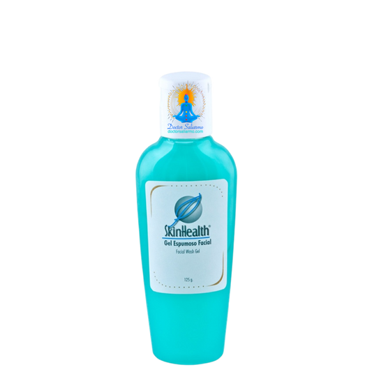 SkinHealth Gel Espumoso Facial limpiador elimina grasa en la piel, granos, barros, espinillas y puntos negros, inflamacion e irritacion