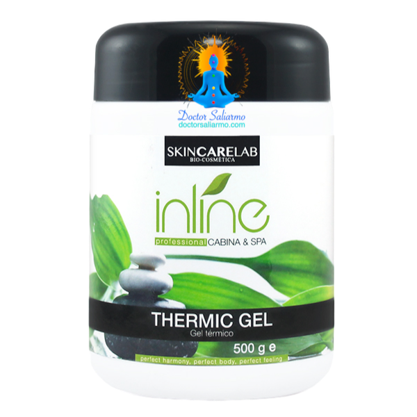 Gel Térmico Caliente Inline esta indicado para ablandar la grasa de la piel, antes de ejercicio y en tratamientos de drenaje.