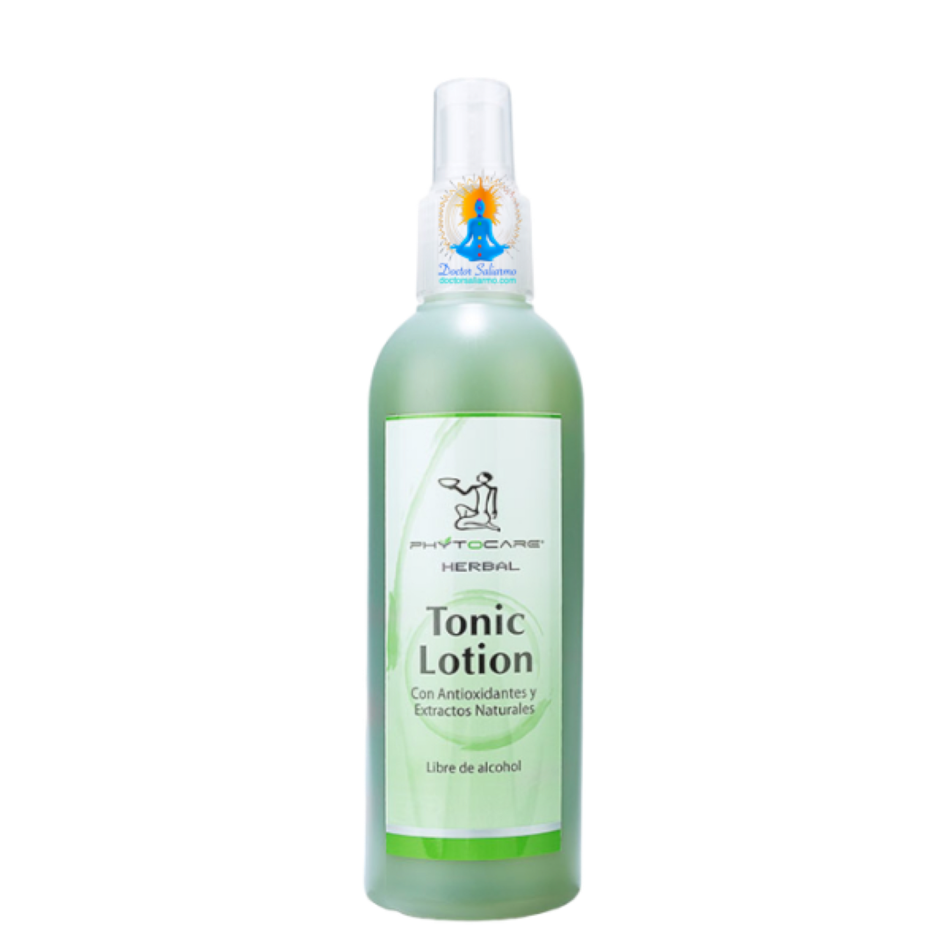 Loción tónica herbal de Phytocare Tonic Lotion con antioxidantes y extractos naturales. Hidrata, refresca, equilibra y prepara la piel para la recepción de los demás productos del tratamiento