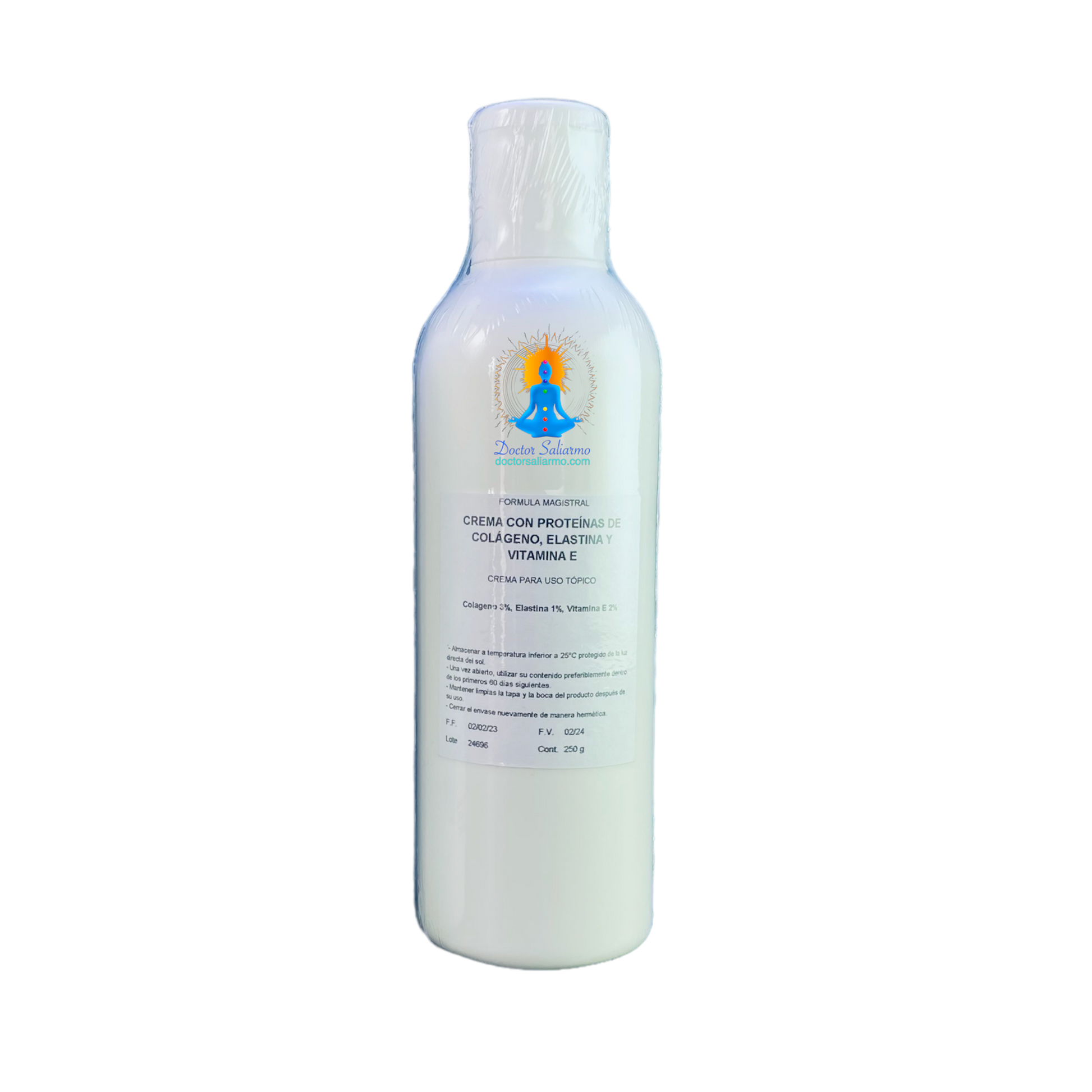 Crema con proteínas de colágeno, elastina y vitamina E esta indicada para: pieles cicatrizadas, pieles con envejecimiento prematuro