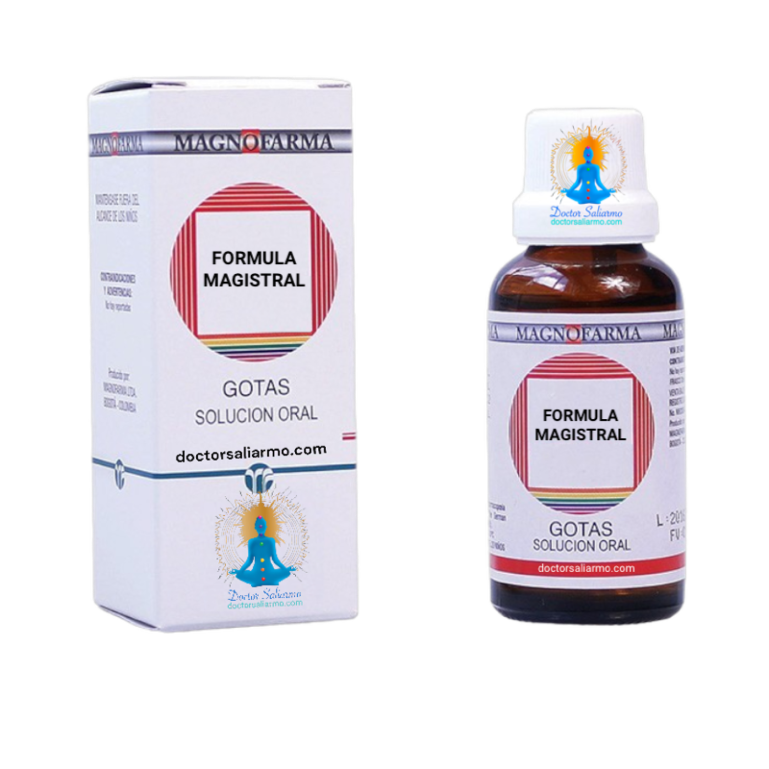 Preparación homeopática, de acuerdo con su fórmula o tratamiento médico, por favor háganos saber la potencia o dilución de cada uno de los componentes. Formula magistral, no requiere registro sanitario.