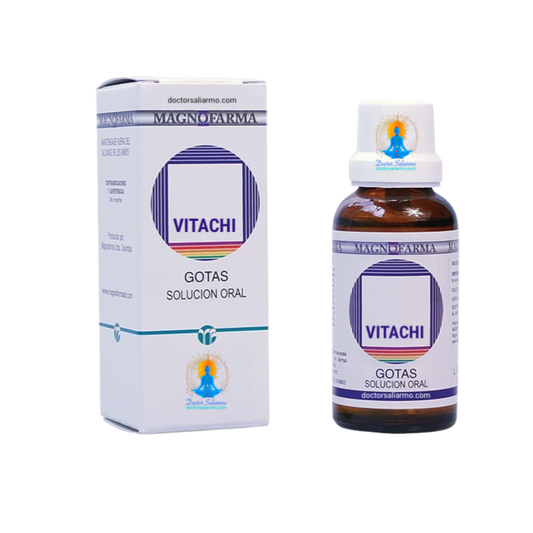 vitachi activa, aumenta la energía, fuerza y vitalidad necesarias para superar fatiga, cansancio, decaimiento, astenia y adinámia. Esta indicado en disfunción sexual, síntomas de desvitalización orgánica, estimulante de la respiración celular, aumento de la vitalidad sexual, enfermedades crónicas y degenerativas.